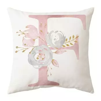 Чехол на подушку Dust Fish, романтический короткий бархатный антиконституционный чехол с буквами розового цвета, наволочка, декор, Daily-F Stuttg