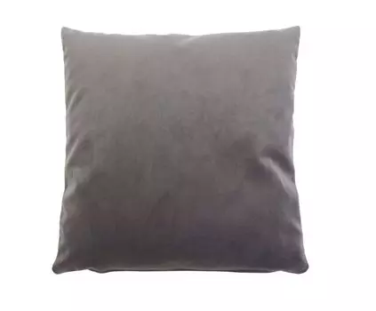 Чехол на подушку Duval бархатная подушка антрацит 50х50см Gzze