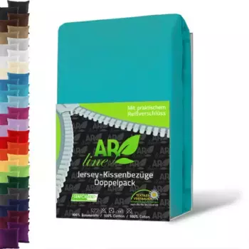 Чехол на подушку EllaTex, бирюзовый