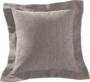 Чехол на подушку Erwin Mller 117388, 50x1x50 см цвет hellgrau/schwarz