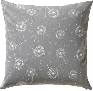 Чехол на подушку Erwin Mller 203379, 50x1x50 см, серый