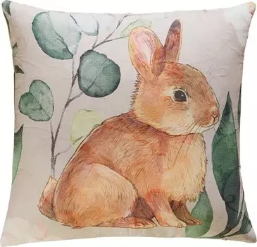 Чехол на подушку Erwin Mller 206003, 40x1x40 см цвет beige-grn