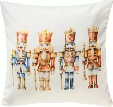 Чехол на подушку Erwin Mller 209066, 50x1x50 см цвет natur-rot