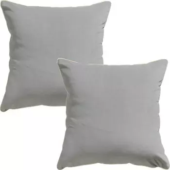 Чехол на подушку Erwin Mller 2er-Pack 161291, 50x1x50 см, серебряный