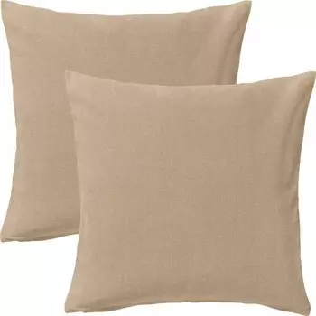 Чехол на подушку Erwin Mller 2er-Pack 200579, 50x1x50 см, серо-коричневый