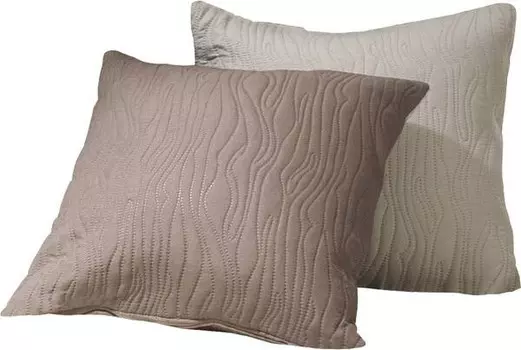 Чехол на подушку Erwin Mller 2er-Pack 148979, 40x1x40 см цвет taupe/sand