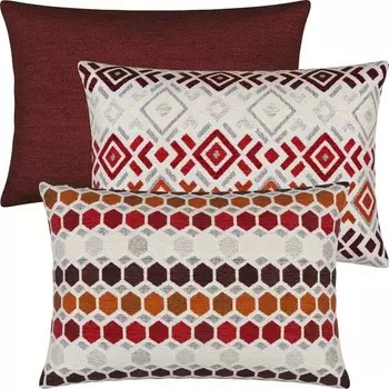 Чехол на подушку Erwin Mller 3er-Pack 208758, 30x1x50 см цвет dunkelrot