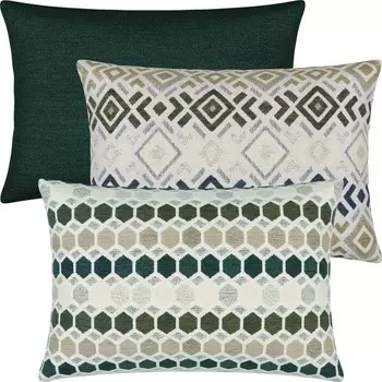 Чехол на подушку Erwin Mller 3er-Pack 208758, 30x1x50 см цвет petrol