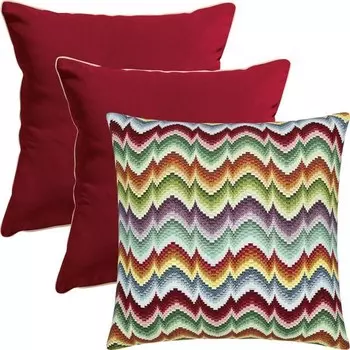 Чехол на подушку Erwin Mller 3er-Pack 208822, 50x1x50 см, красный