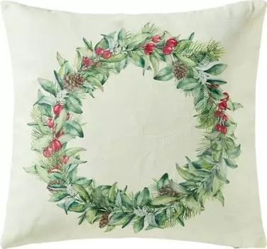 Чехол на подушку Erwin Mller, abgepasst 205544, 50x1x50 см цвет grn-rot