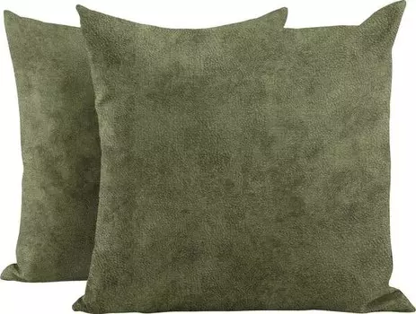 Чехол на подушку Erwin Mller im 2er-Pack 206586, 50x1x50 см, темно-зеленый