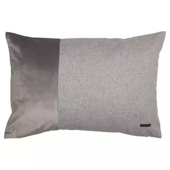 Чехол на подушку Esprit Арфа с бархатным каблуком светло-серый 38х58см