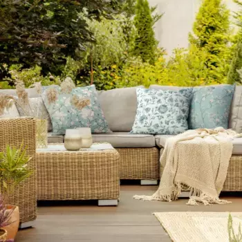 Чехол на подушку Eurofirany, бирюзовый