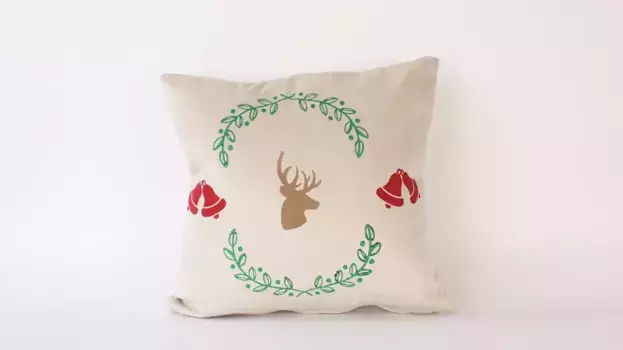 Чехол на подушку Evila Originals, бежевый