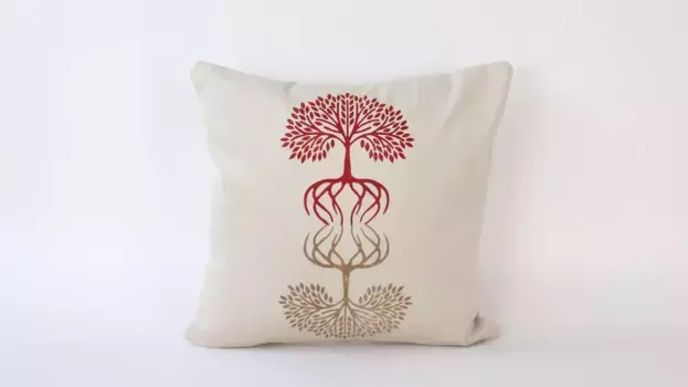 Чехол на подушку Evila Originals, бежевый