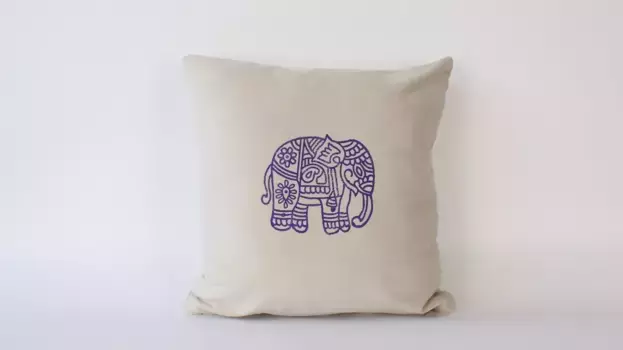 Чехол на подушку Evila Originals, бежевый