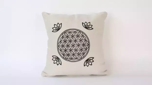 Чехол на подушку Evila Originals, бежевый