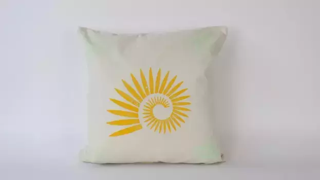 Чехол на подушку Evila Originals, бежевый