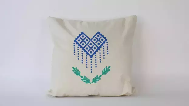 Чехол на подушку Evila Originals, бежевый