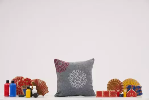 Чехол на подушку Evila Originals, темно-серый