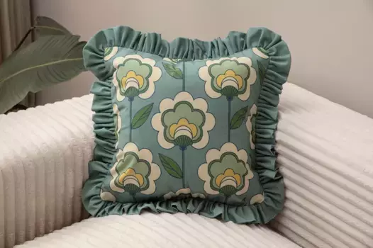 Чехол на подушку Evila Originals, темно-зеленый