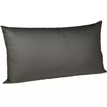 Чехол на подушку Fleuresse интерлок из джерси, однотонный, антрацитовый 9031, размер 40 x 80 см