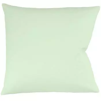 Чехол на подушку Fleuresse из интерлока из джерси, однотонный пастельно-зеленый 7059, размер 80 x 80 см