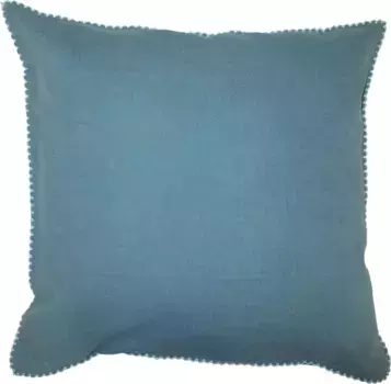 Чехол на подушку Fleuresse "Прованс", (2 шт.), лен, премиум качество, охлаждающая ткань 40х40 см, цвет petrol