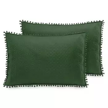 Чехол на подушку FLHF Ladore 2 шт, 70x50x0,5 см цвет flaschengrn