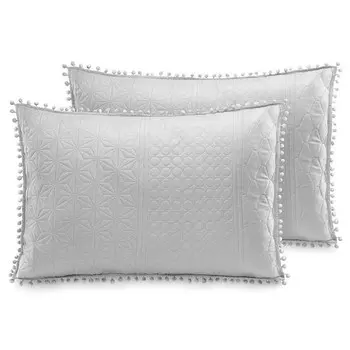 Чехол на подушку FLHF Ladore 2 шт, 70x50x0,5 см, светло-серый