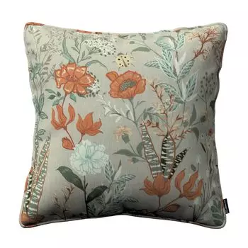 Чехол на подушку Gabi с окантовкой Dekoria, черный