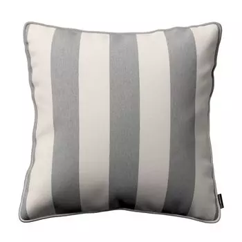 Чехол на подушку Gabi с окантовкой Dekoria, белый