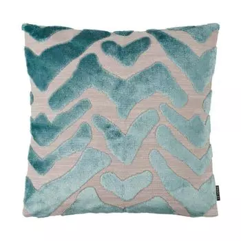 Чехол на подушку Генуя, мягкий жаккард синель, синий, размер: 40 х 60 см, наполнитель подушки: без Proflax