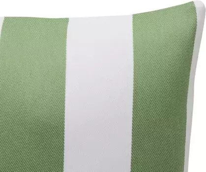 Чехол на подушку Gzze "Бали", (1 шт.) 50х50 см, зеленый/белый