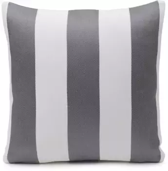 Чехол на подушку Gzze "Бали", (1 шт.) 50х50 см, антрацит/белый