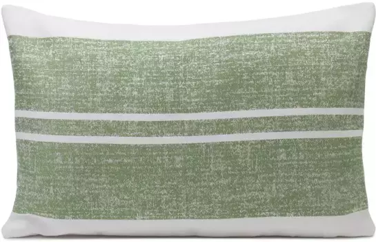 Чехол на подушку Gzze "Ява", (1 шт.) 50х50 см, зеленый/белый