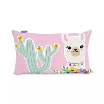 Чехол на подушку HappyFriday Moshi Moshi Cute Llamas Colorful 50 x 30 см