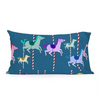 Чехол на подушку HappyFriday Mr Fox Nanny Colorful 50 x 75 см