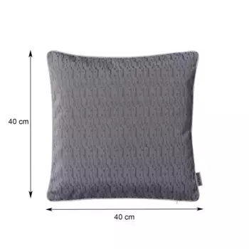 Чехол на подушку Haus und Deko, темно-серый