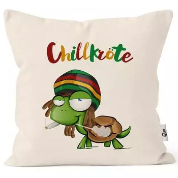 Чехол на подушку, холодная жаба, черепаха, дред, сустав, чехол в стиле комиксов, декоративная подушка, хлопок MoonWorks, натуральный, унисейз
