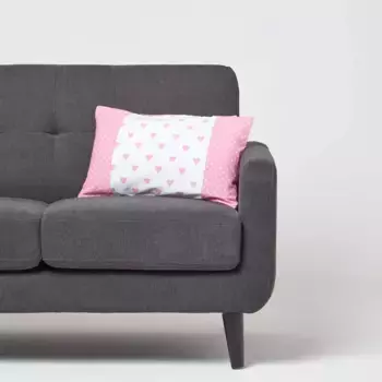 Чехол на подушку Homescapes, розовый