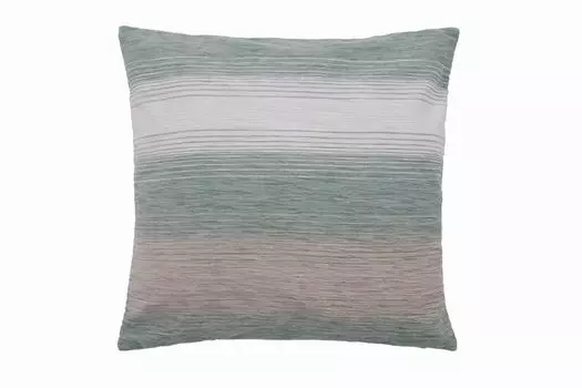 Чехол на подушку Homing Linn 50x50, белый, зеленый, наволочка для гостиной, украшение в полоску