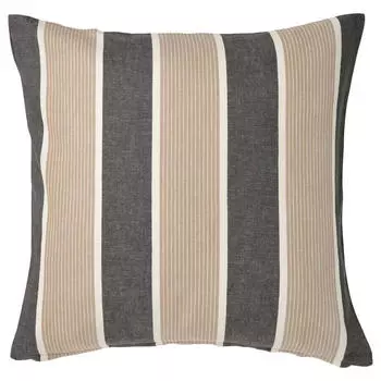 Чехол на подушку Ikea Korallbuske 50x50 см, антрацитово-бежевый