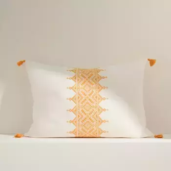 Чехол на подушку из атласа El Corte Ingls, желтый