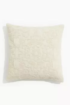 Чехол на подушку из хлопкового холста H&M, 50x50 см, бежевый