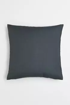 Чехол на подушку из хлопкового холста H&M, 60x60 см, серый