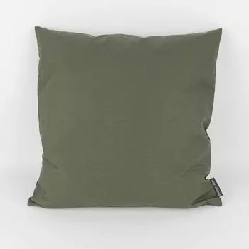 Чехол на подушку из однотонной парусины оливково-зеленого цвета разных размеров от SCHNER LEBEN. Размер 50х50см (ВхШ) Размер 50х50см (ВхШ) Schner-Leben