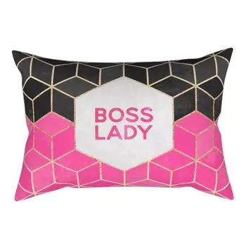 Чехол на подушку из полиэстера с геометрическим принтом, прямоугольный чехол для подушки для дома 9 # Stuttg