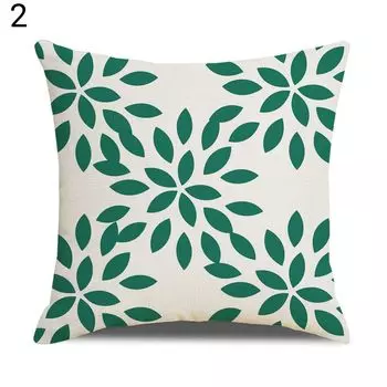 Чехол на подушку Изысканный съемный льняной чехол с геометрическим узором для офиса 2 Stuttg