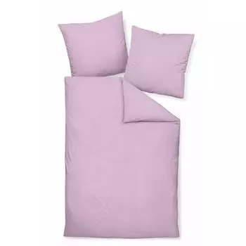 Чехол на подушку Janine Mako из мягкого хлопка Kiss.40x80 1 шт. PIANO 125-11-602 нежно-розовый Original Janine